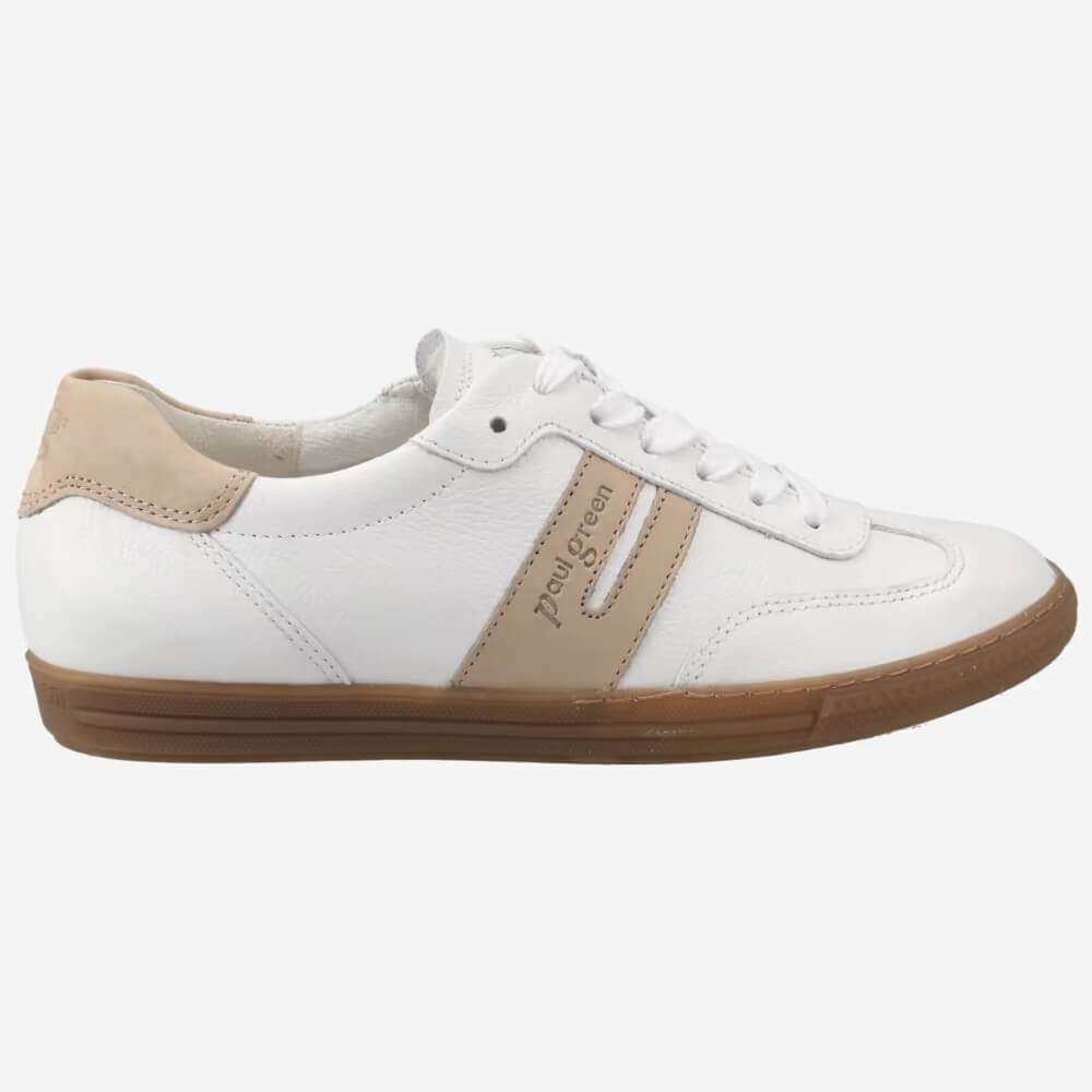Paul Green 5350 Super Soft Trainers-WHITE