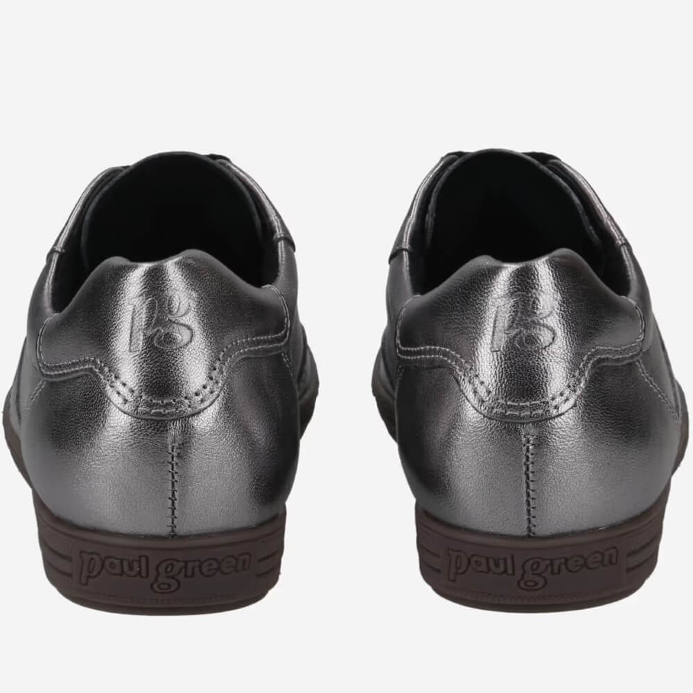 Paul Green 5350 Super Soft Trainer Dark Silver Gun Metal