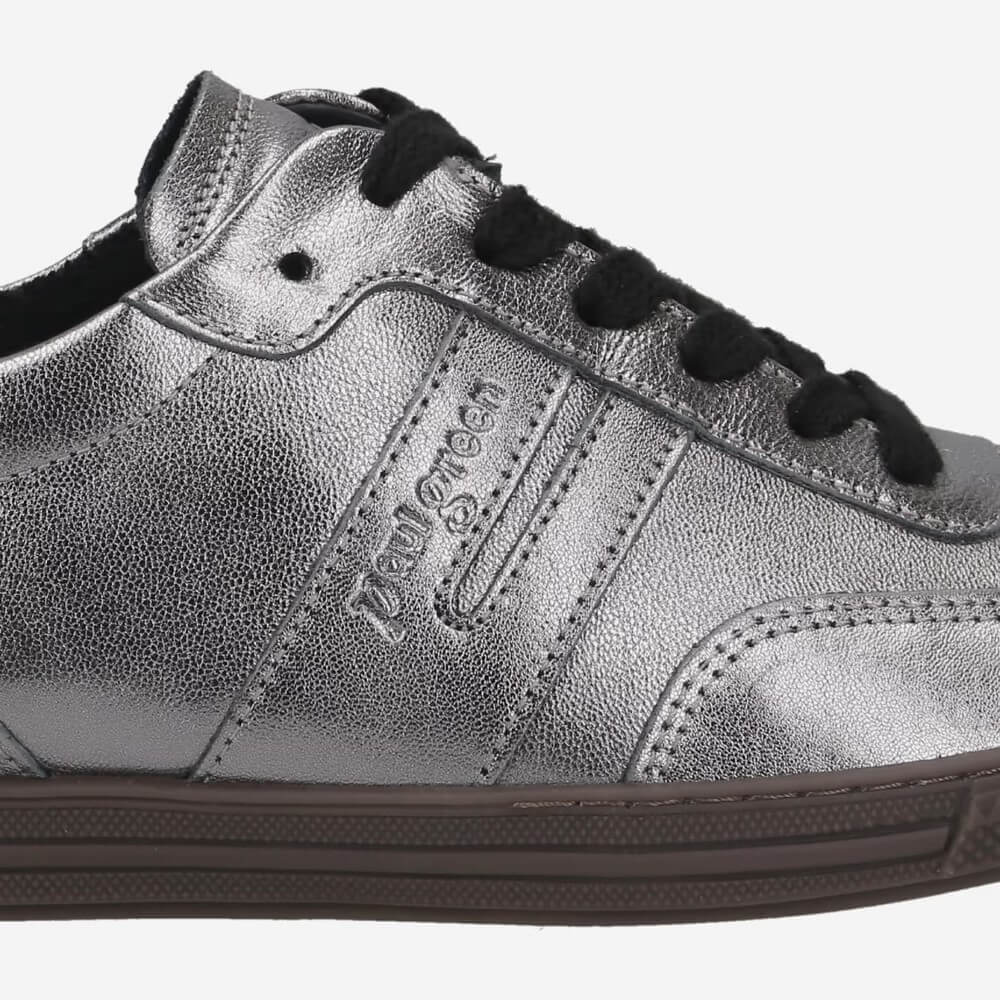 Paul Green 5350 Super Soft Trainer Dark Silver Gun Metal