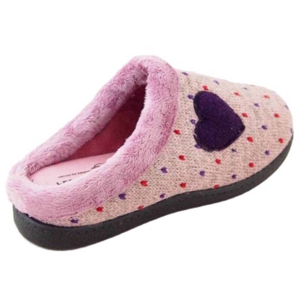 Roal R12221 Heart PumaFlex Slipper-PINK