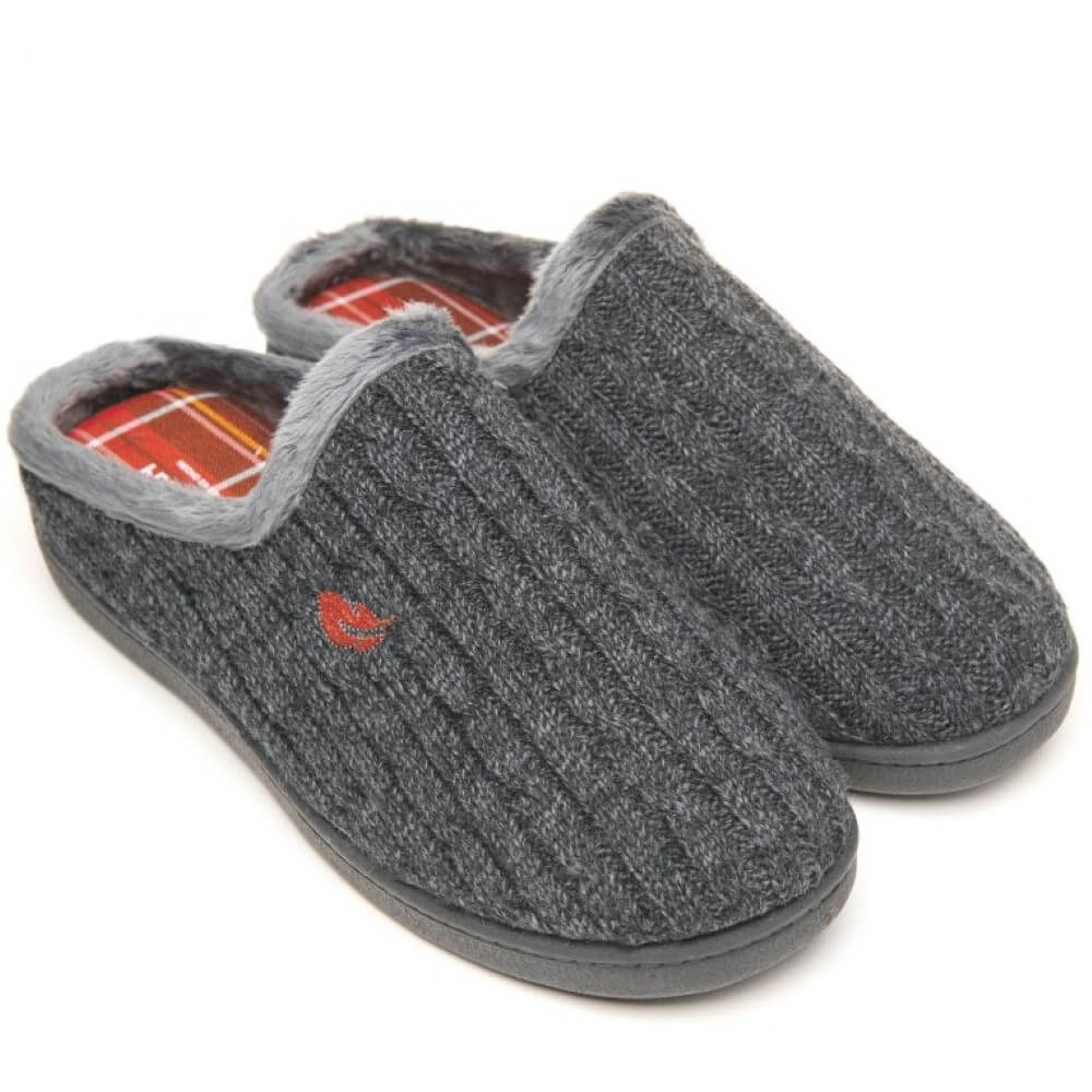 Roal R12296 PumaFlex Slippers-GREY