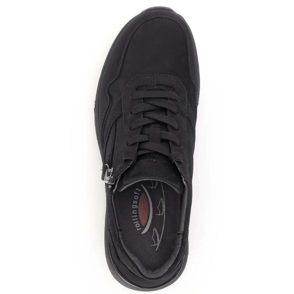 Rollingsoft Acro Walking Shoe 06.896 -Black Suede