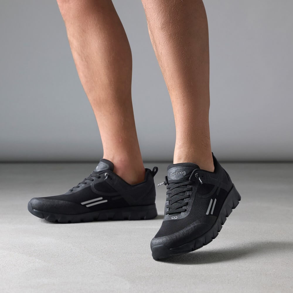 tennhaag Gents The Walker Sneaker 0501 THG2 By Paul Green-Black