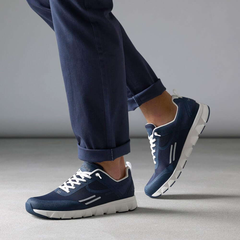 tennhaag Gents The Walker Sneaker 0501 THG2 By Paul Green-BLUE