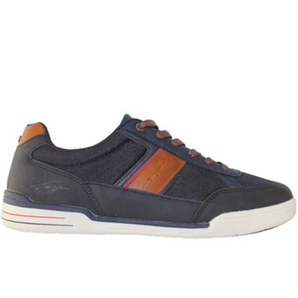 The Tommy Bowe Bennett-INDIGO trainer in navy with Tan accents