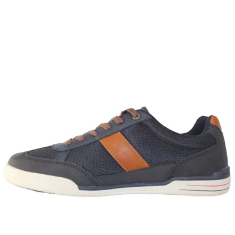 The Tommy Bowe Bennett-INDIGO trainer in navy with Tan accents