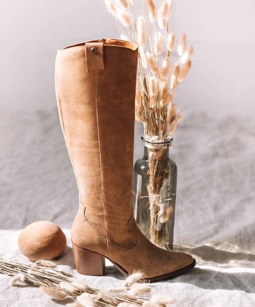 Toni Pons LYNN Knee High Boot-COFFEE