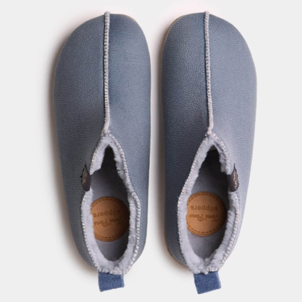 Toni Pons MOSCU Slippers-TEXA DEMIN BLUE