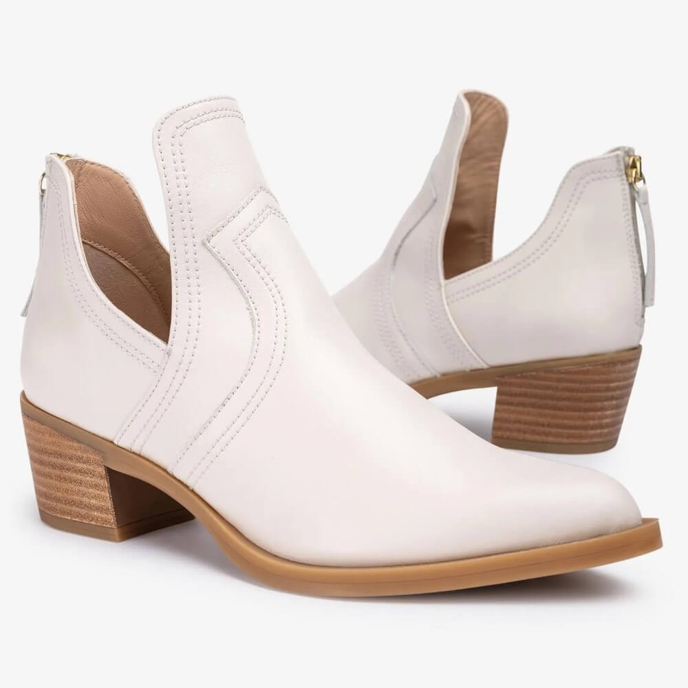 Unisa GUISEL Ankle Boot -IVORY