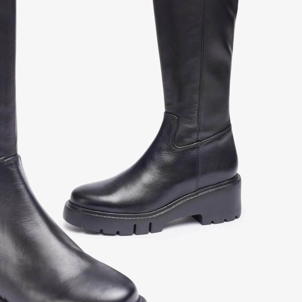 Unisa JACE Knee High-BLACK