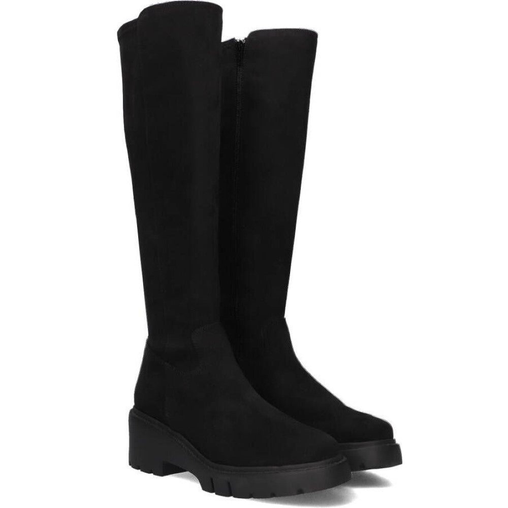 UNISA Jace Suede Knee High Boot Black Suede