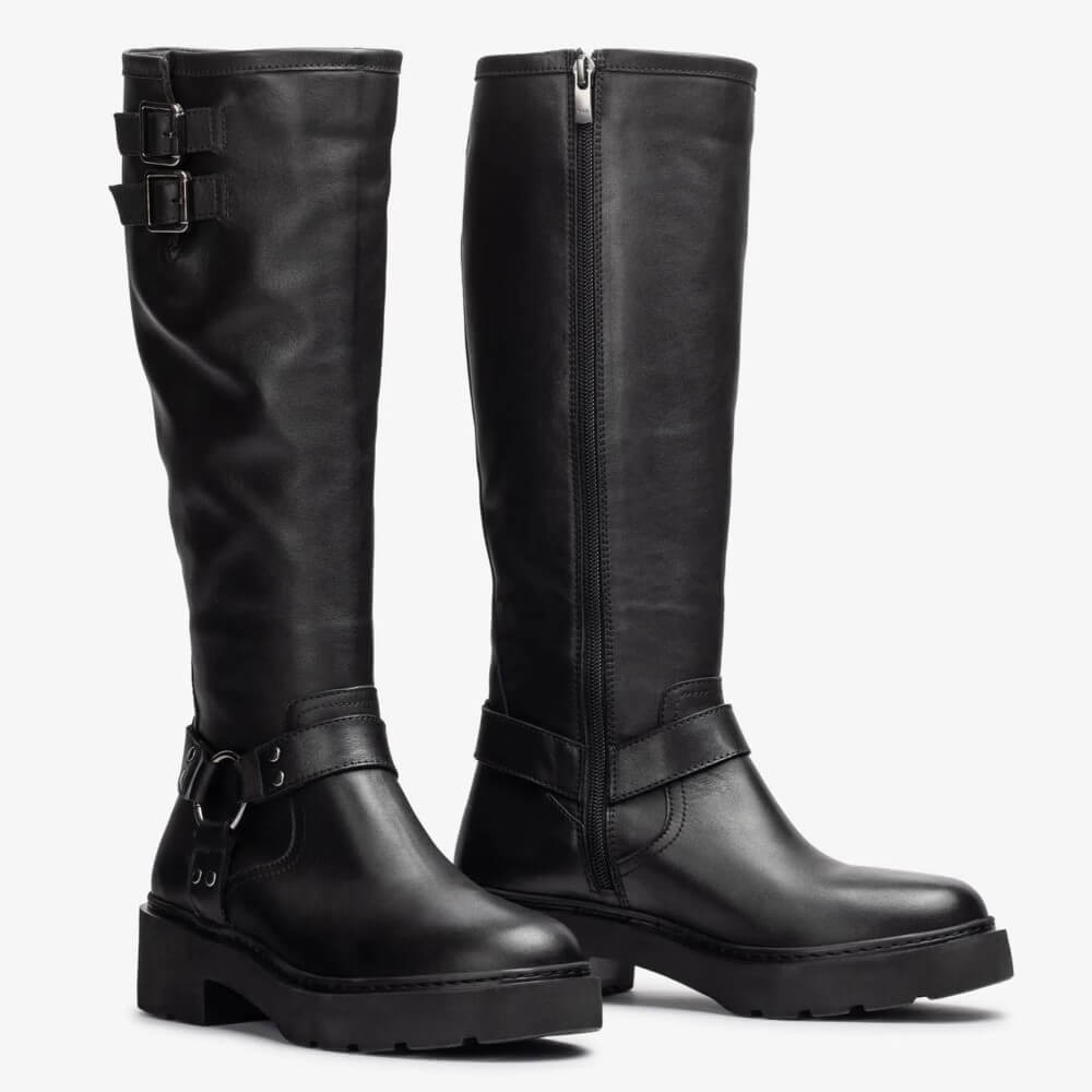 Unisa JECIS Knee High Boot-BLACK