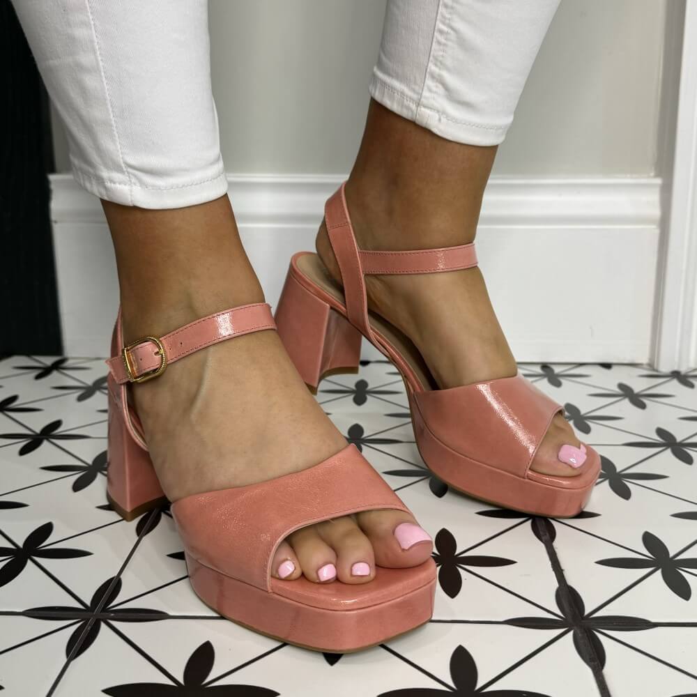 Unisa NEY Platform Sandal-CORAL