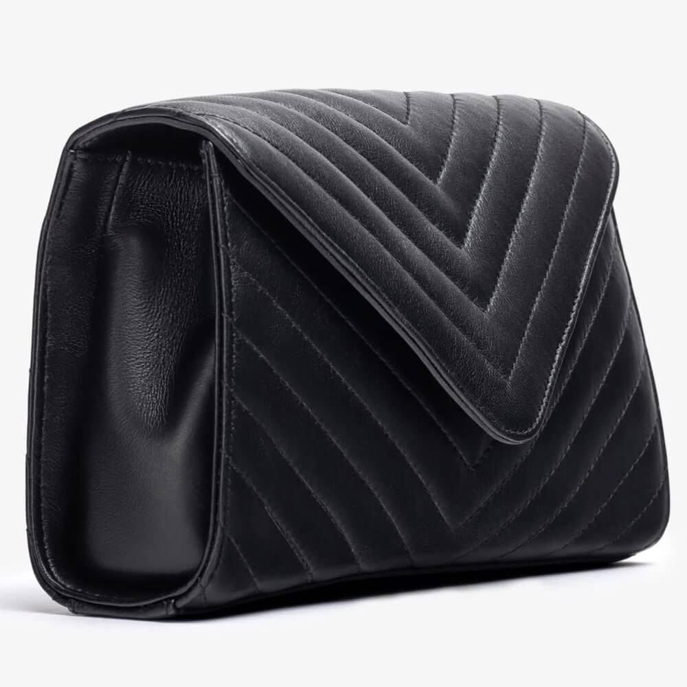 UNISA ZCORIN Shoulder Bag-BLACK