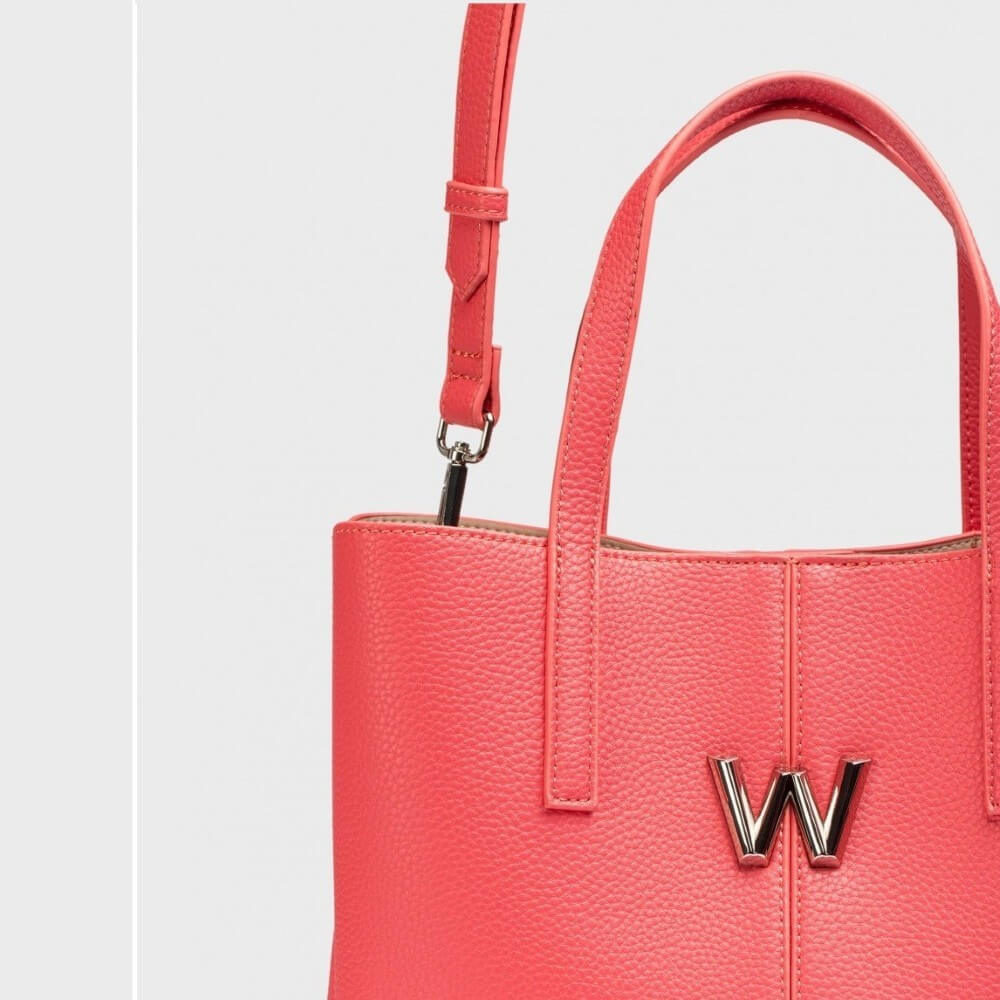Wonders Riva Tote Bag WB-53301-CORAL