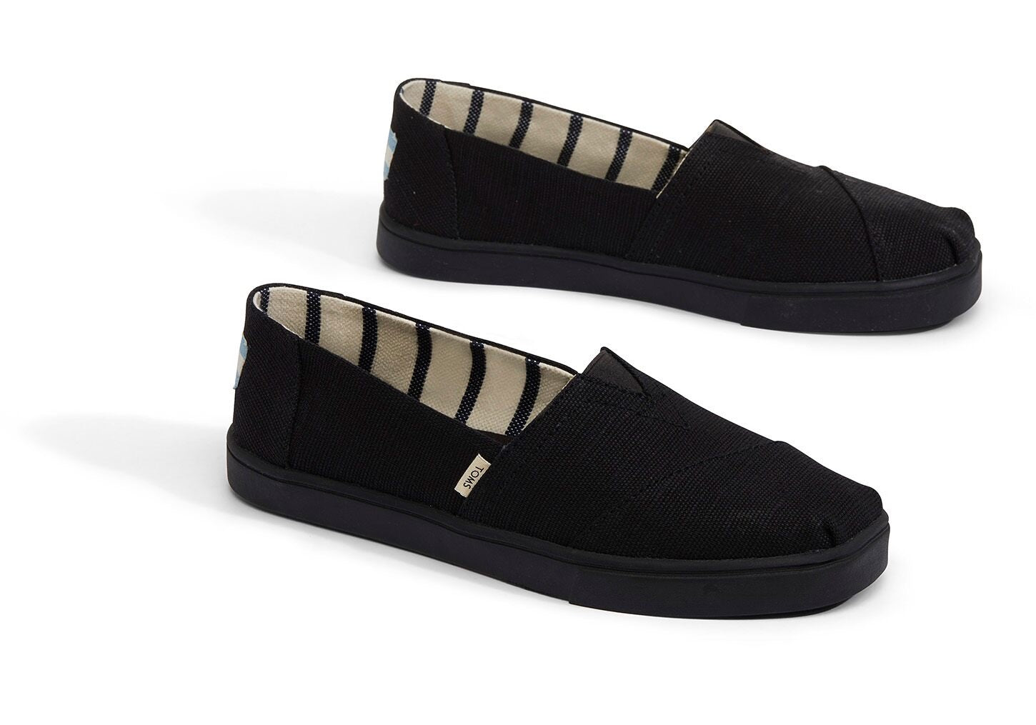 TOMS Heritage Canvas Cupsole-BLACK BLACK