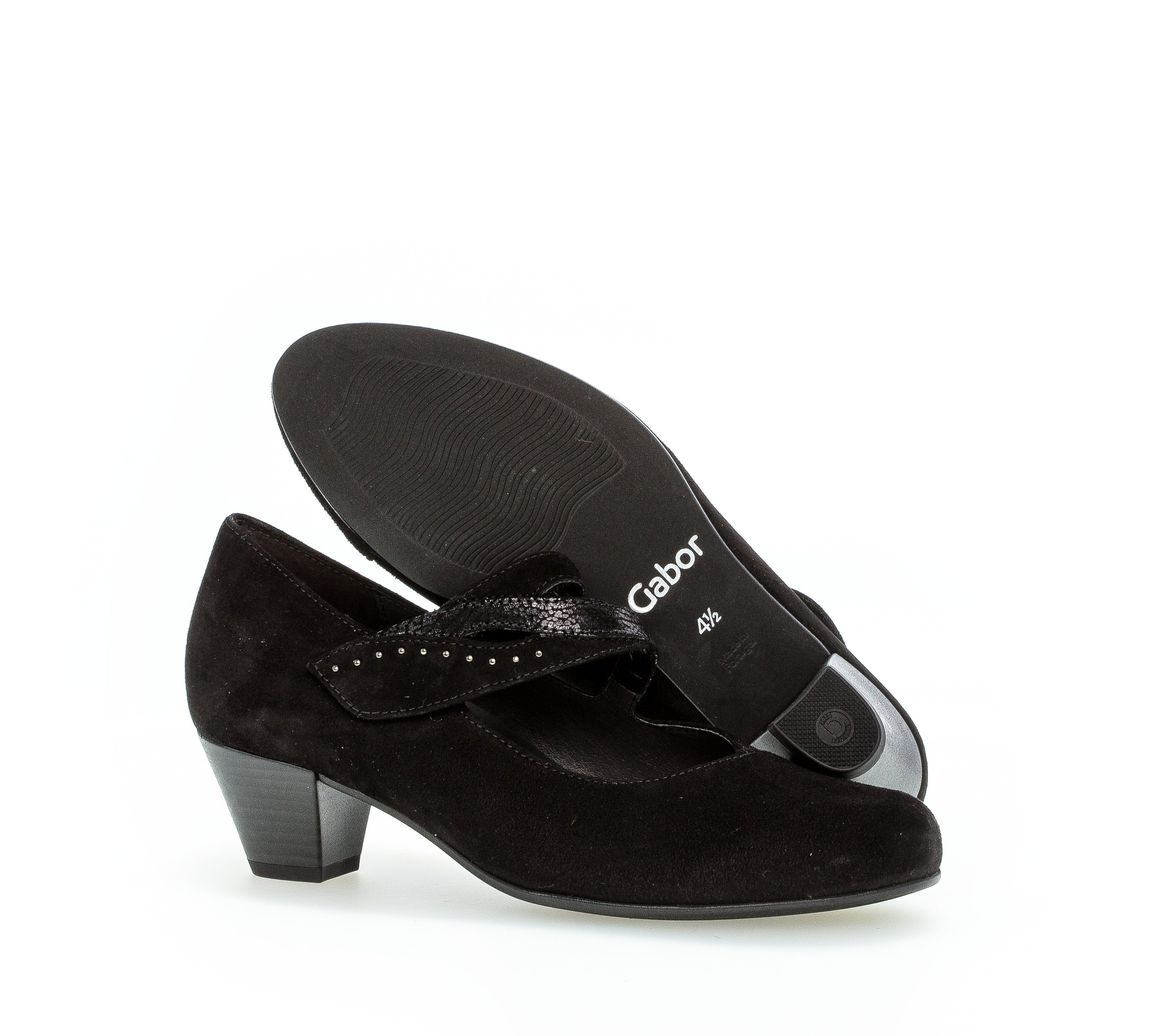 GABOR 56.146-BLACK SUEDE
