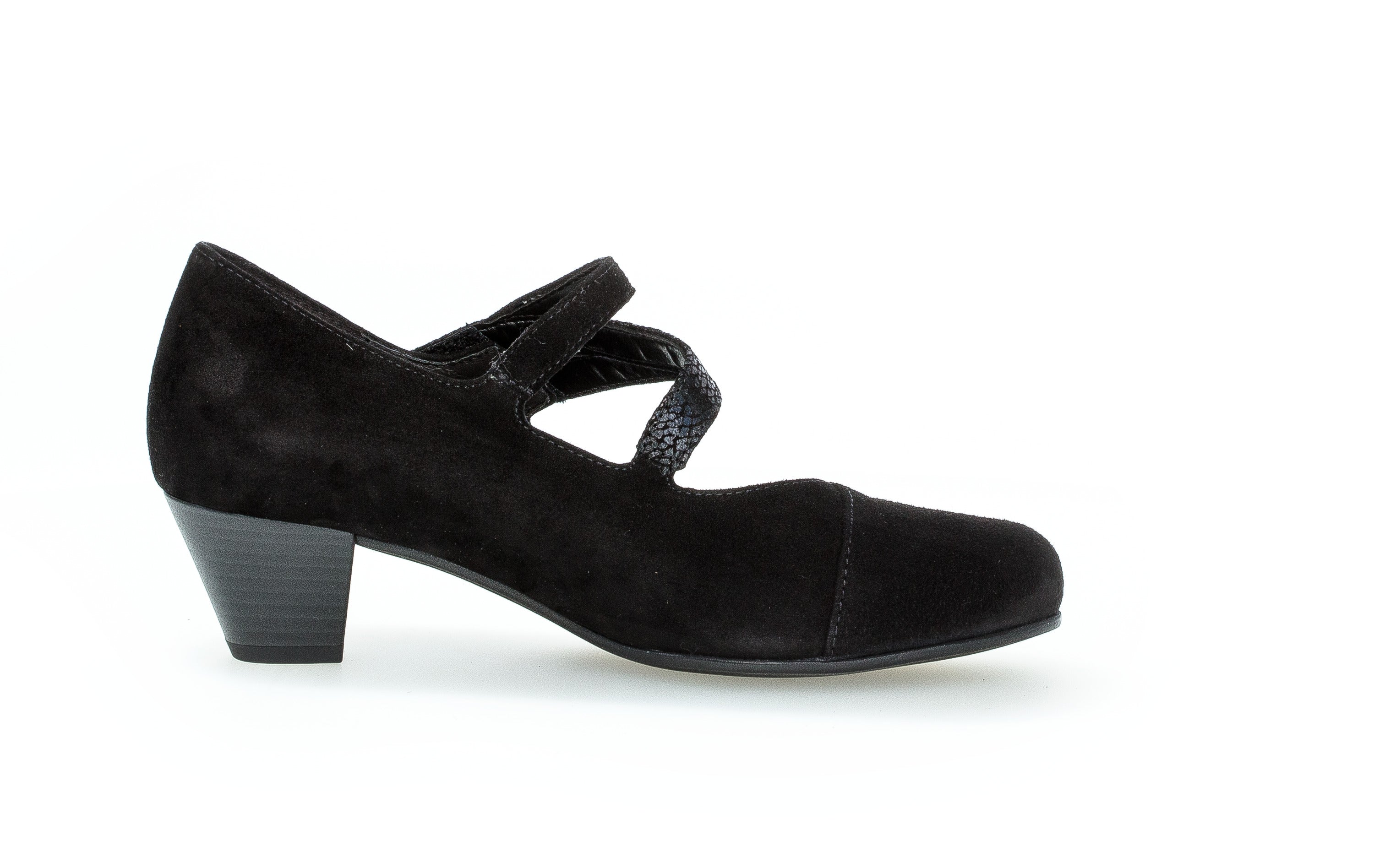 GABOR 56.146-BLACK SUEDE