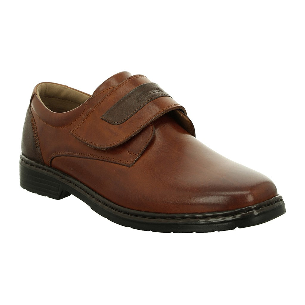 Josef Seibel Alastair 02 Velcro Extra Wide-COGNAC