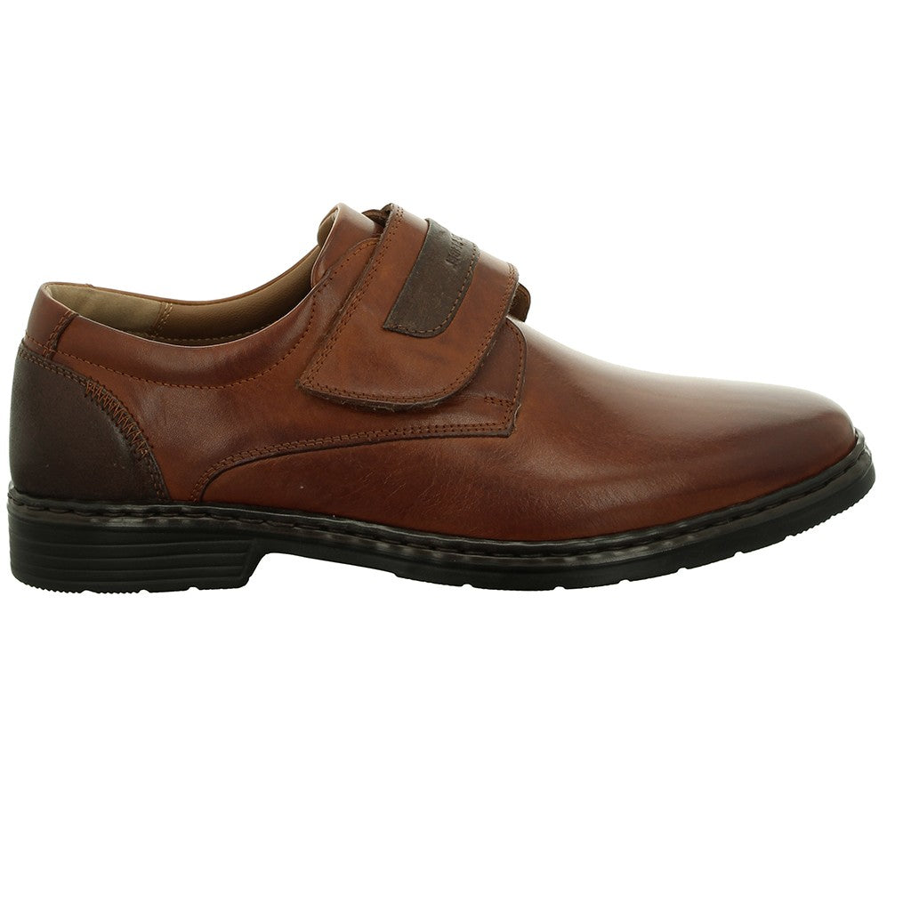 Josef Seibel Alastair 02 Velcro Extra Wide-COGNAC