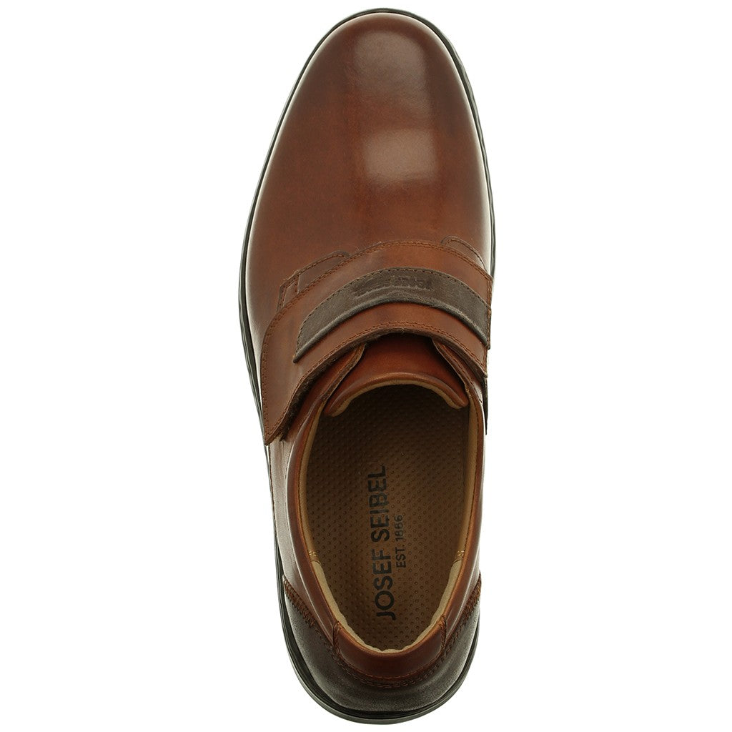 Josef Seibel Alastair 02 Velcro Extra Wide-COGNAC
