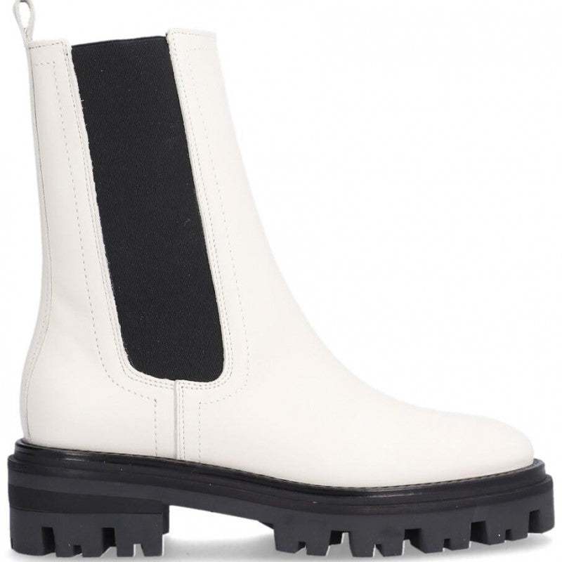 Alpe Monza Chelsea Boot 2451-WHITE
