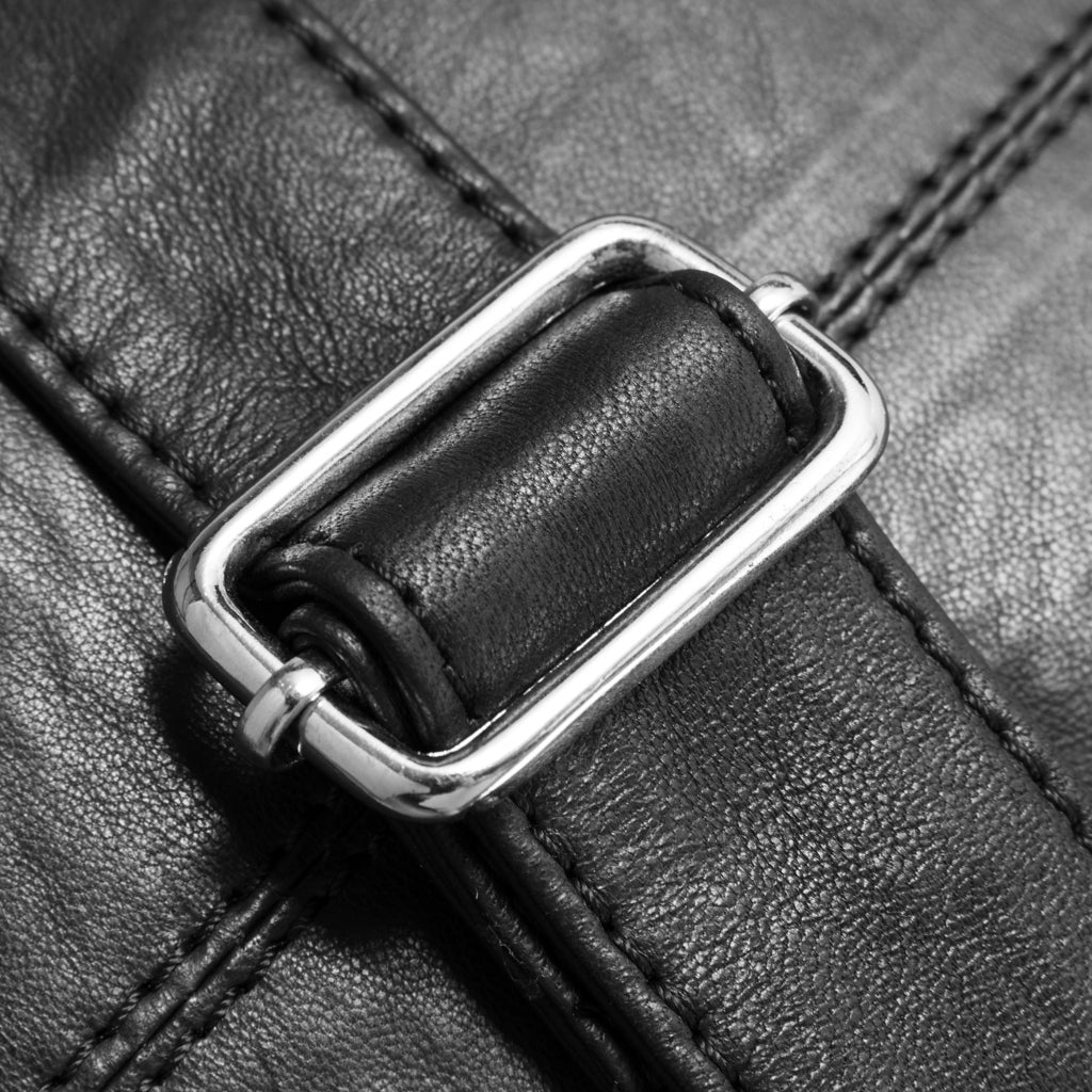 Depeche Leather Crossbody 15350-BLACK