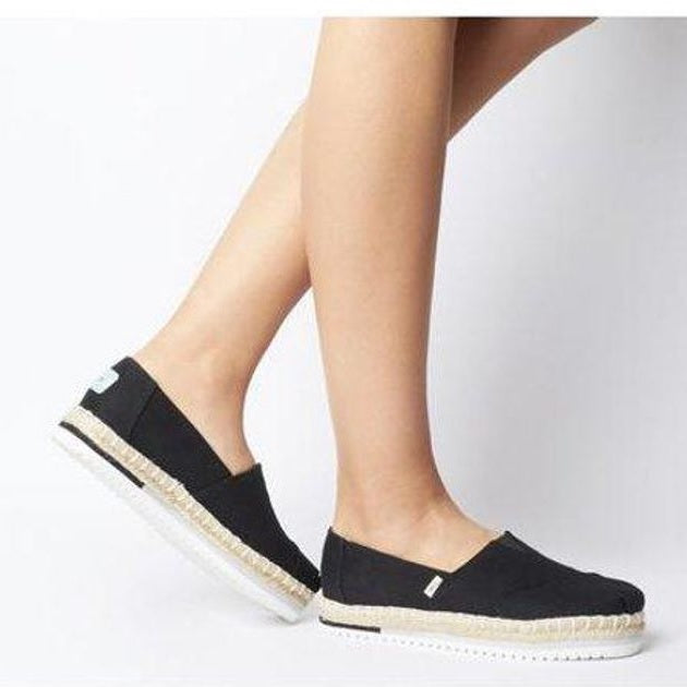 TOMS Platform Alpargata-BLACK