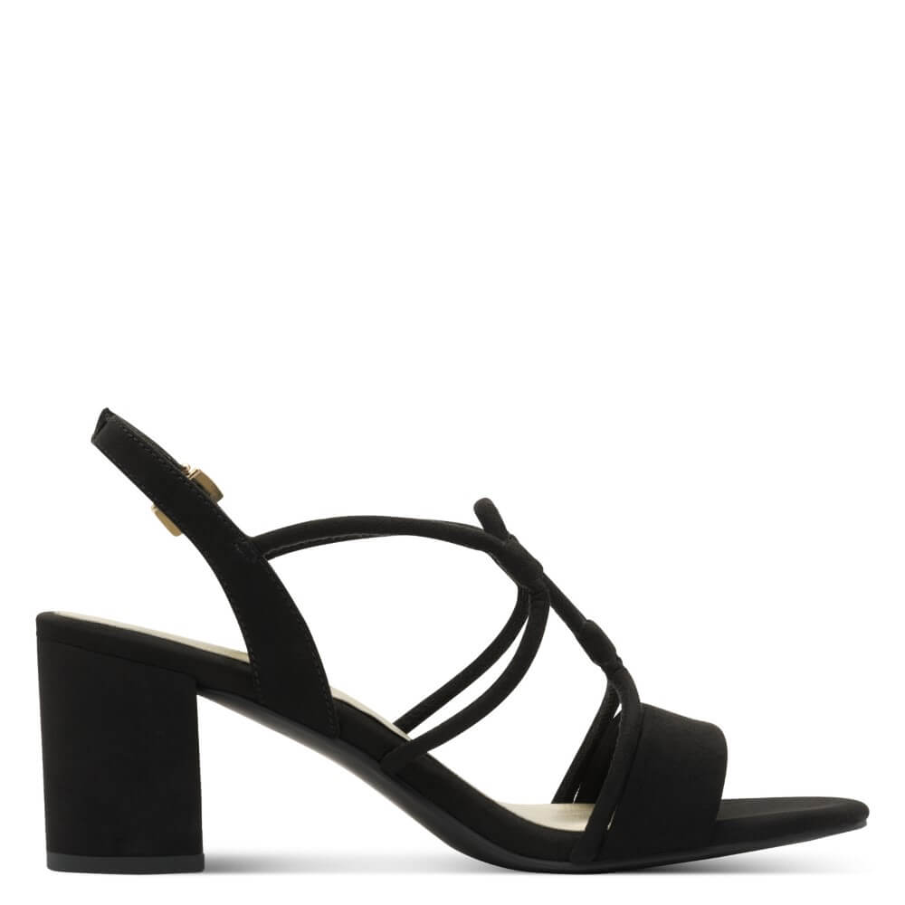 Marco Tozzi Heel Vegan Sandal 2-28308 -BLACK