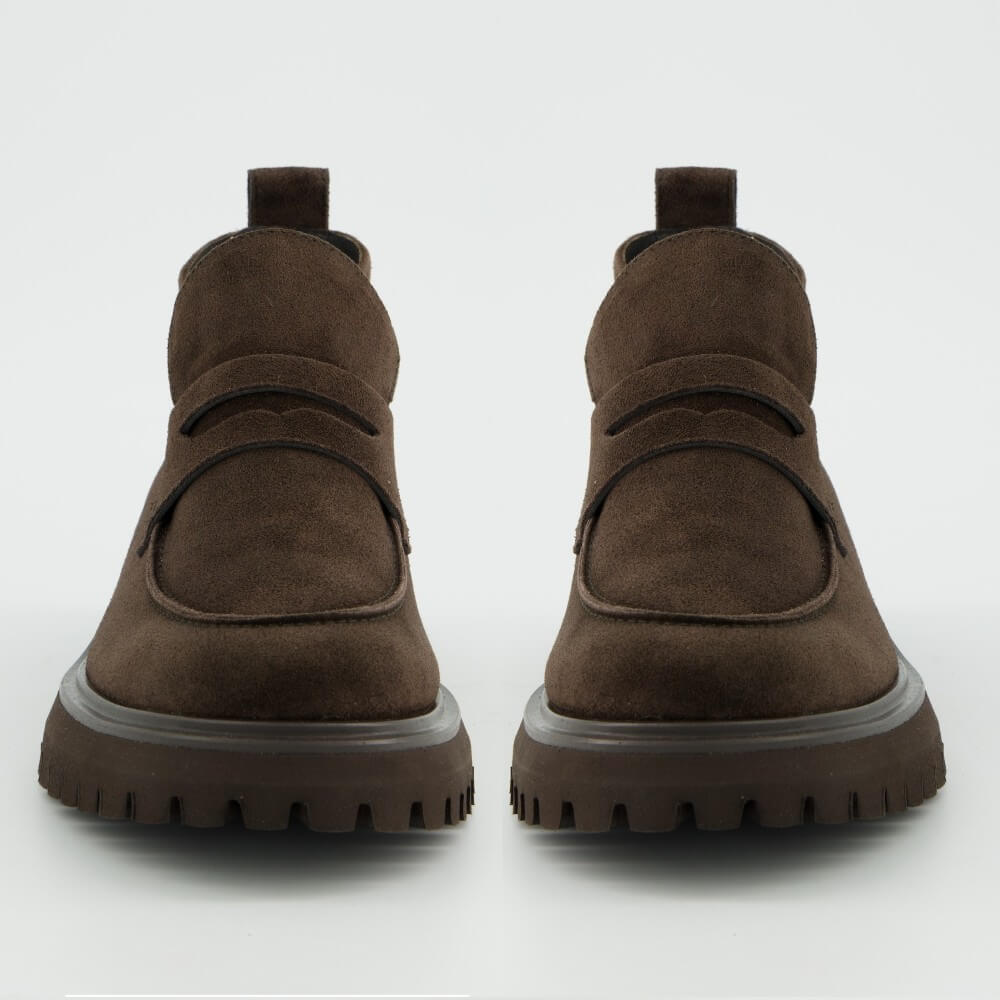 Paul Green 8344 SUPER SOFT Brown Loafer Booties