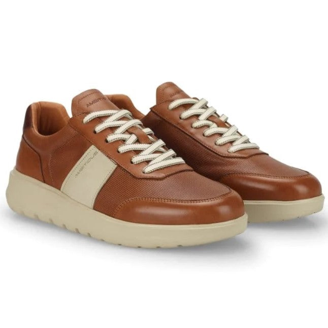 Ambitious Hover Leather Trainer 12863-COGNAC