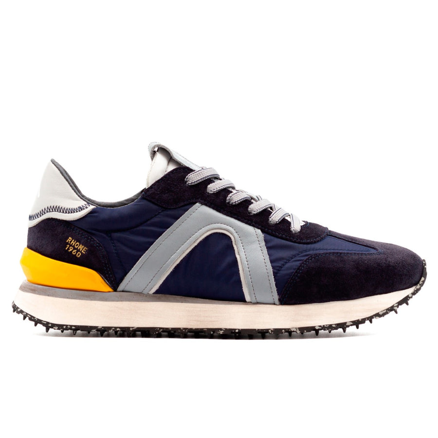 Ambitious Rhome Leather Trainer 11538-NAVY