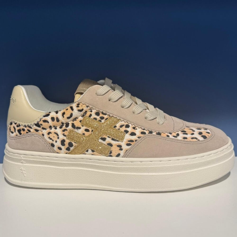 Another Trend A035 Leopard print platform sneakers