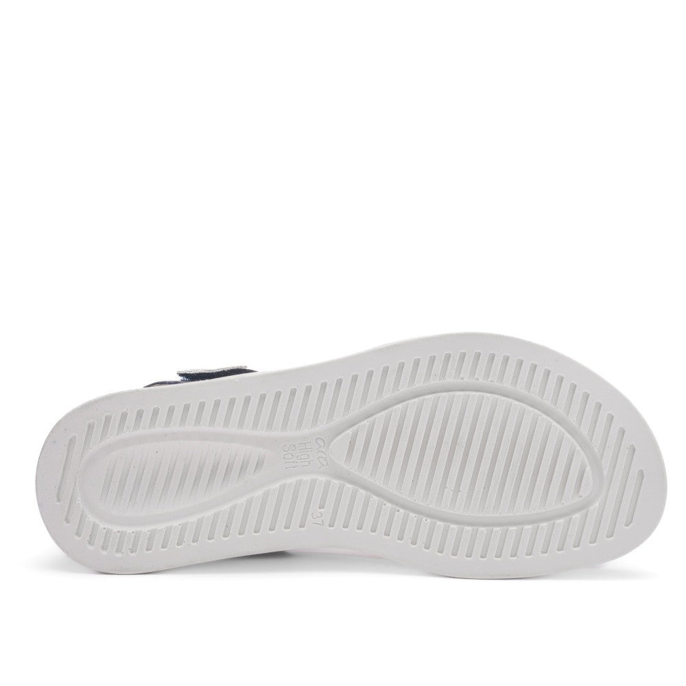 Ara 12-21406 Madeira Leather Sandal Cream Blue H Fit