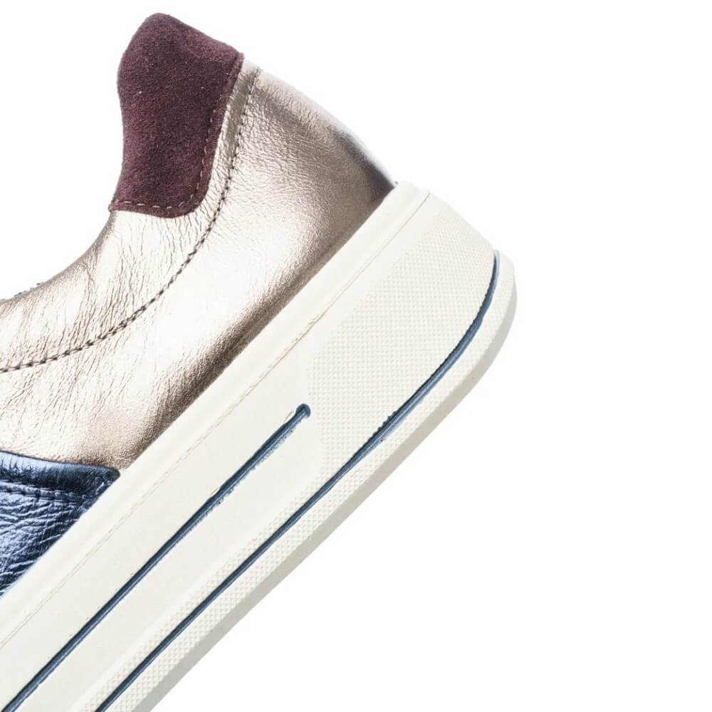 Ara Canberra 12-23012 leather trainers cashmere blue amarone h fit