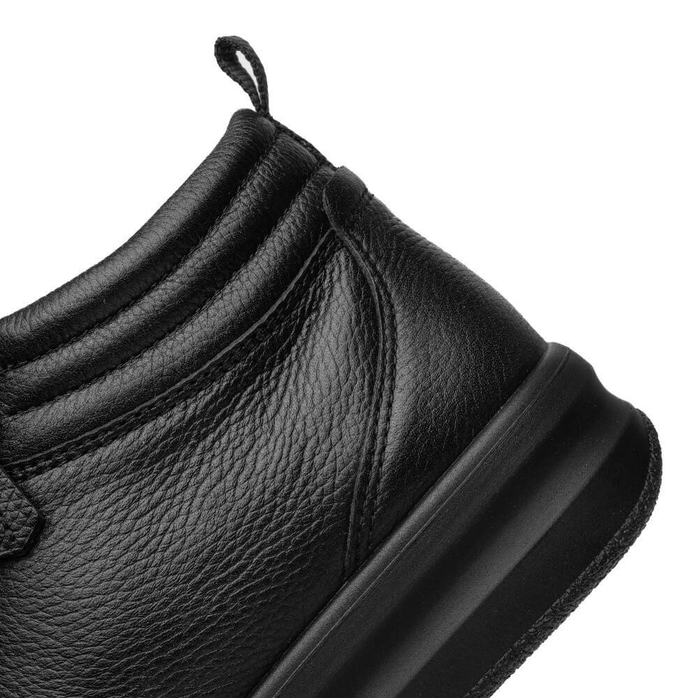 Ara Firenze 12-52008 Black Leather Ankle Boots K-Fit Extra Wide