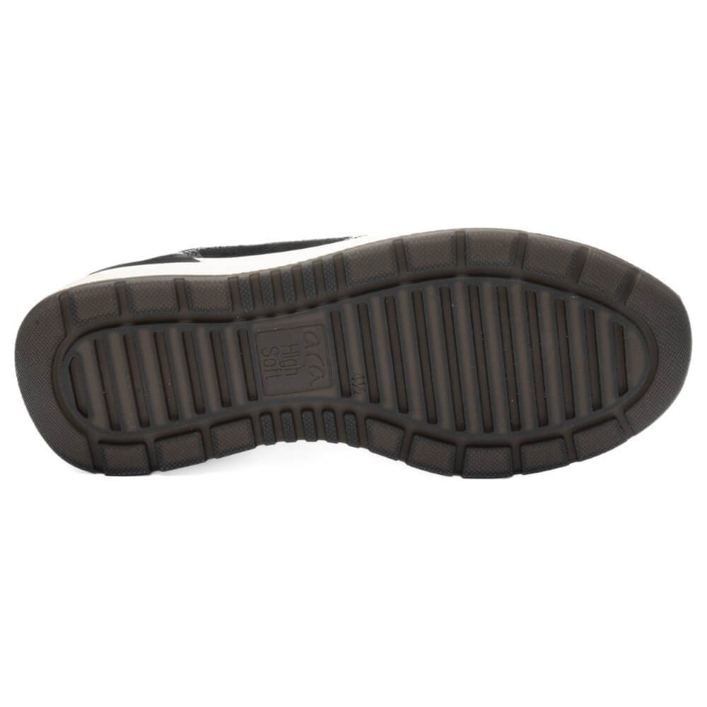 Ara Garda Wedge Trainers 12-57702 H Fit Black