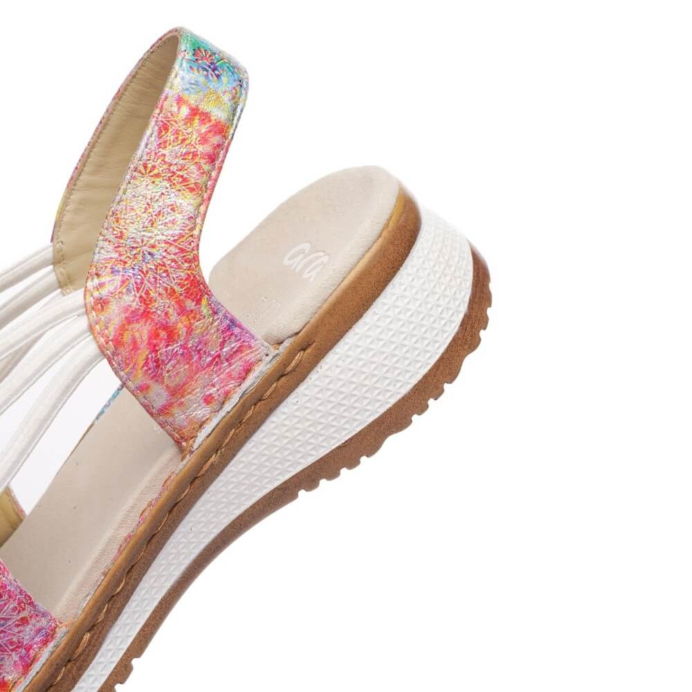 Ara Hawaii 2.0 Sandals 12-29005 Floral Print Leather