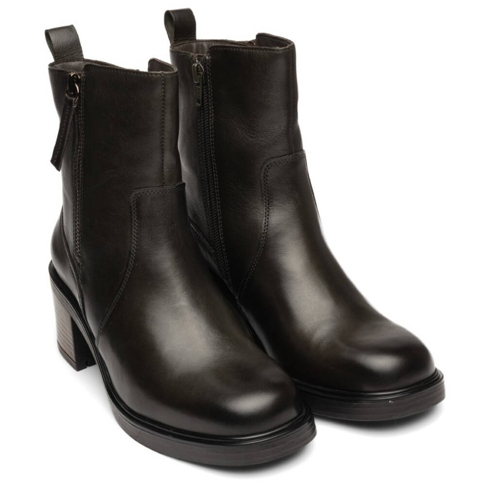 Ara Kelly 12-52804 Block Heel Forrest Green Ankle Boot