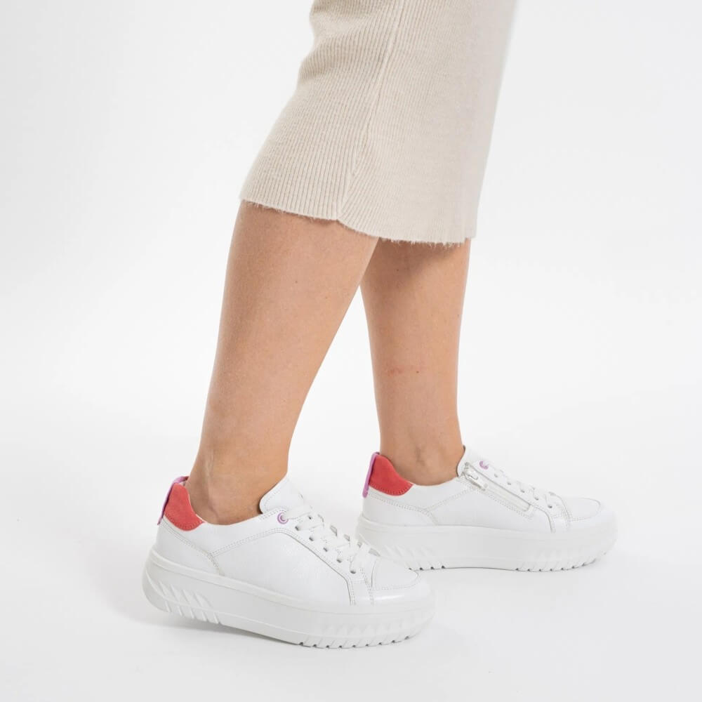 Ara Monaco 2.0 Platform Trainer 12-46703-WHITE