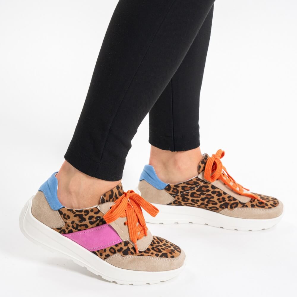 Ara New York Sneakers 12-25116 H-Fit-Leopard Print