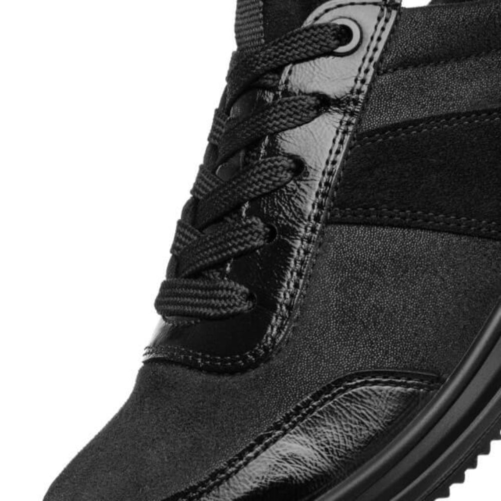ara Black sneaker on a white background