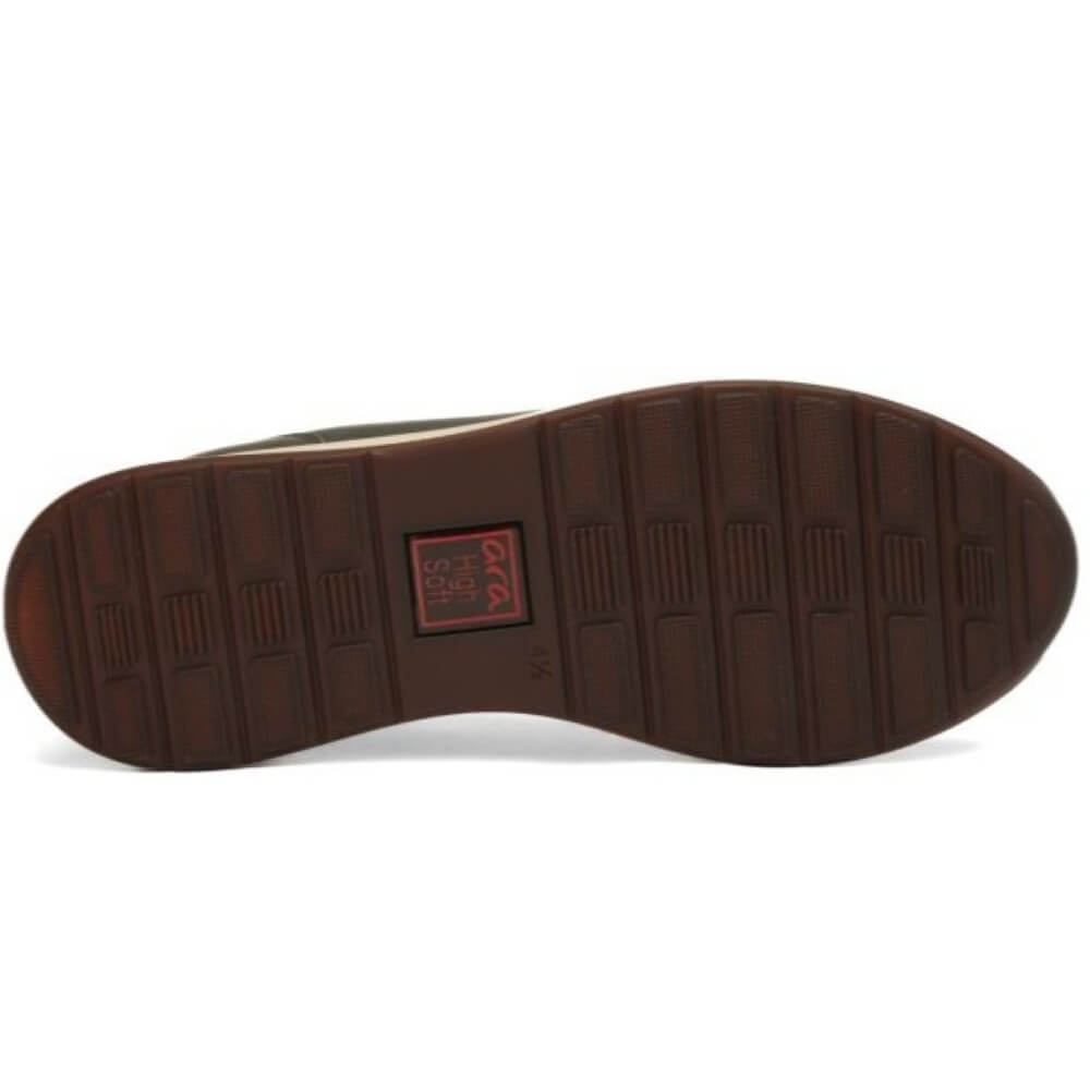 Ara Osaka 12-54801 H-Fit Fango Green Leather Trainer