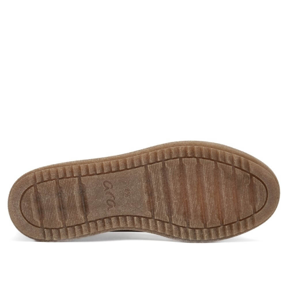 Ara Oslo 12-37908 Cognac Leather Hi-Top Trainer