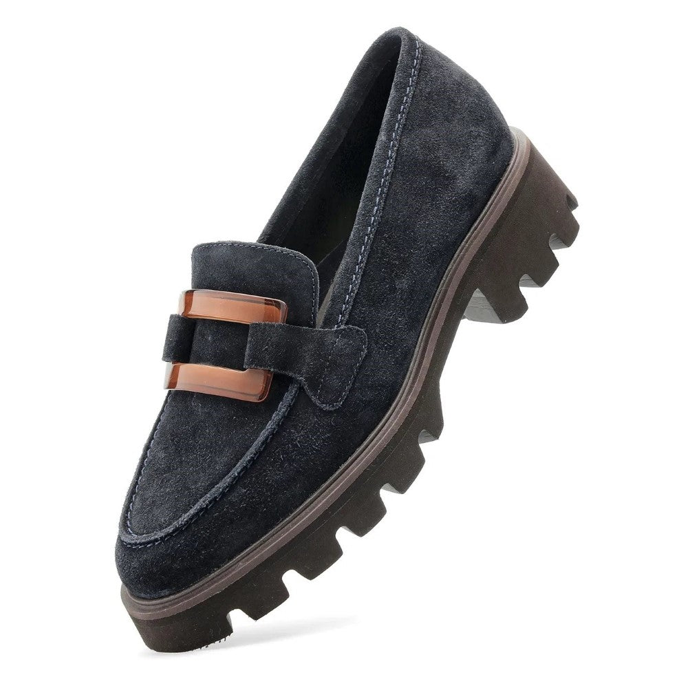 Ara 12-21703 Oxford Loafer-NAVY