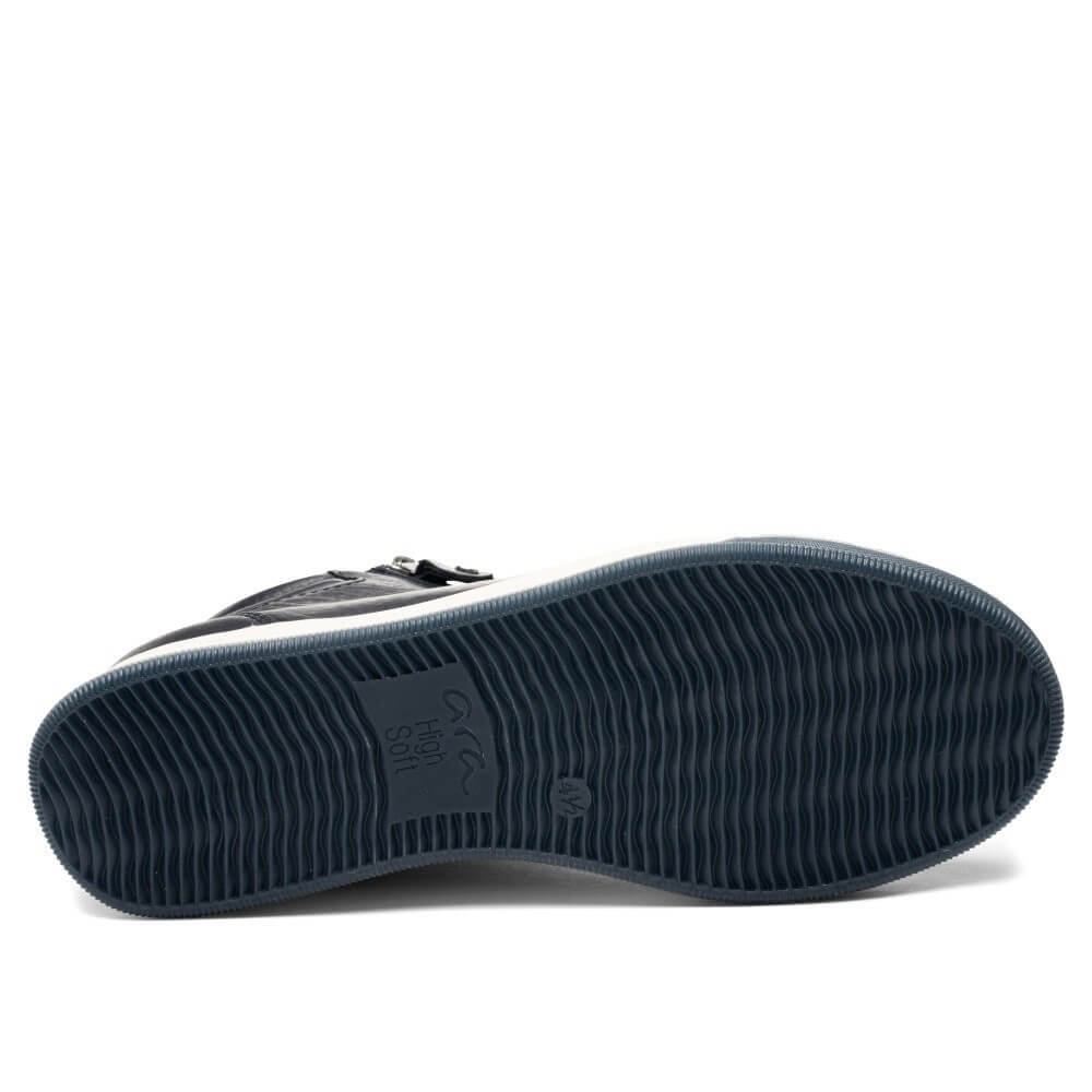 Ara Rom 12-44499 Navy Leather Hi-top