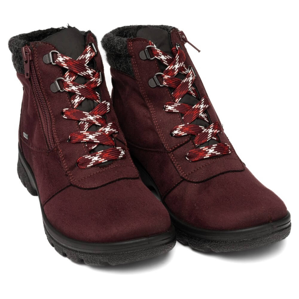 Ara Saas-Fee 12-49309 Ankle Boot Wine Dark Red Gore-Tex