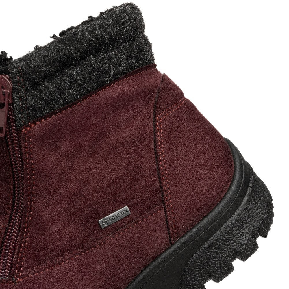 Ara Saas-Fee 12-49309 Ankle Boot Wine Dark Red Gore-Tex