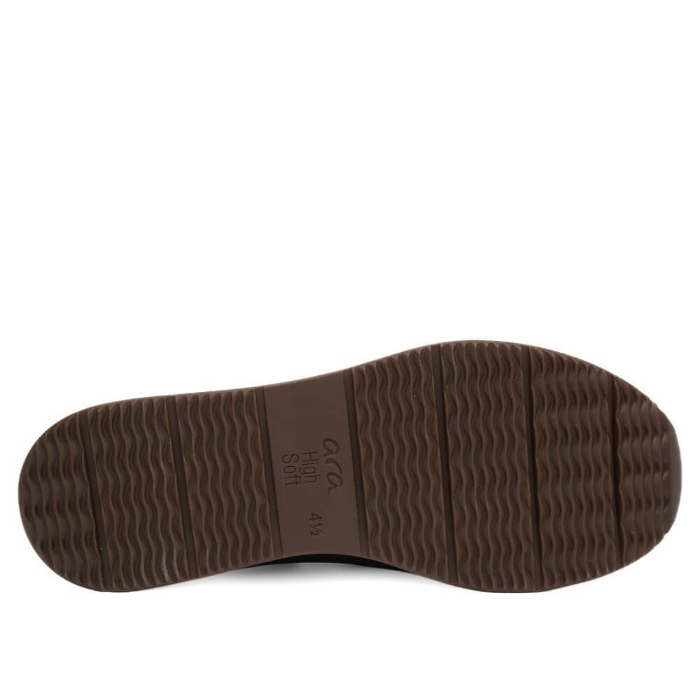 Ara Sapporo 12-27553 Brown Leather Laced Trainer