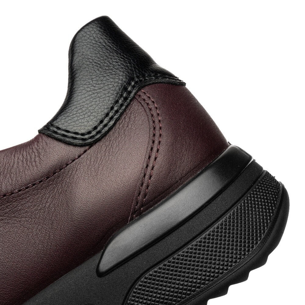 Ara Vienna 12-25604 K Fit Extra Wide Laced-up Merlot Wine Leather
